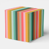 Ballotins Colorful Festive Stripe Modern Holiday Cookie (Arrière)