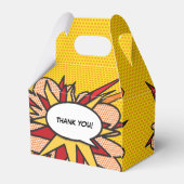 Ballotins Comic moderne tendance Livre de mariage Favor Box (Arrière)