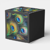 Ballotins Composition de plumes de paon brillantes (Arrière)