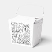 Ballotins Comptez vos bénédictions et non vos stress (Verso)