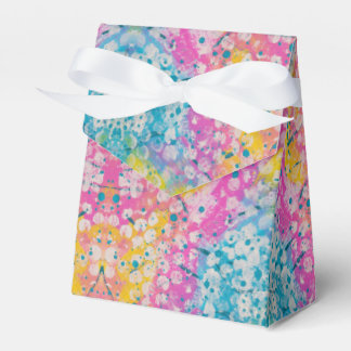 Ballotins Conception abstraite rose, bleue et jaune