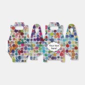 Ballotins Conception colorée d'abrégé sur éclaboussures (Déplié)