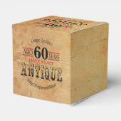 Ballotins Conception d'anniversaire 60 ans Antique (Arrière)