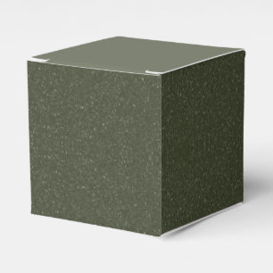 Ballotins Conception de boîte cadeau verte à mousse tachetée
