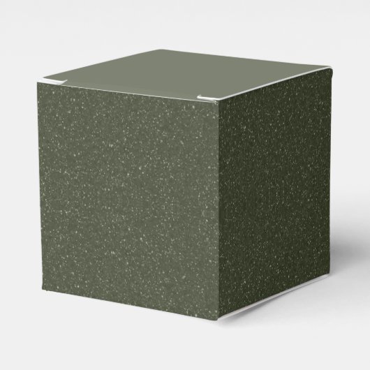 Ballotins Conception de boîte cadeau verte à mousse tachetée (Verso)