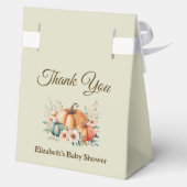 Ballotins Conception de citrouille personnalisée et de fleur (Verso)