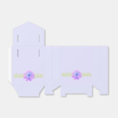 Ballotins Conception de défilement avec Fleur violette (Déplié)