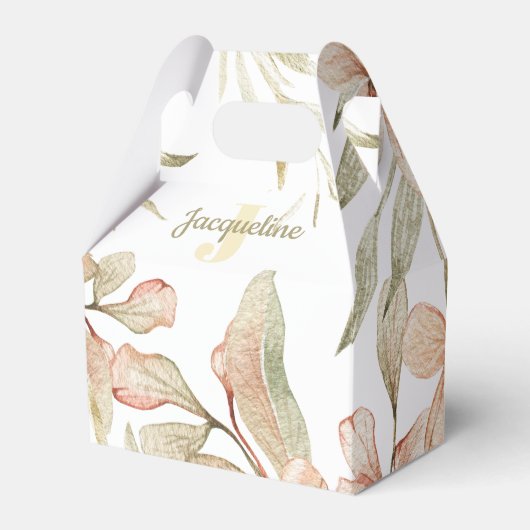 Ballotins Conception de fleurs pour bébé rose pastel avec mo (Verso)