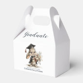 Ballotins Conception de lapin de remise de diplômes de mater (Verso)