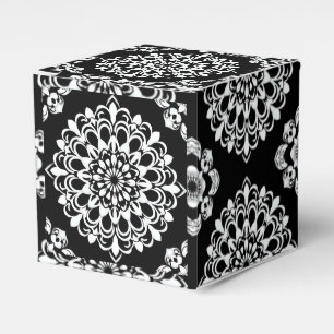 Ballotins Conception de mandala noir et blanc