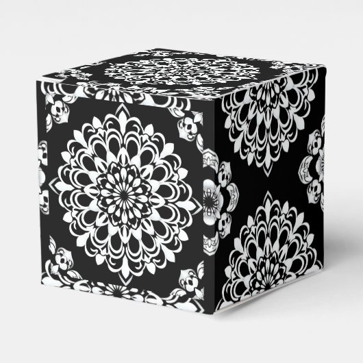 Ballotins Conception de mandala noir et blanc (Verso)