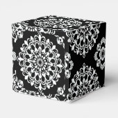 Ballotins Conception de mandala noir et blanc (Arrière)