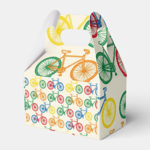 Ballotins Conception de motif de bicyclette abstraite coloré