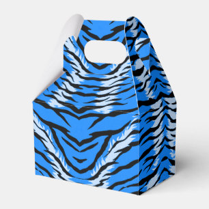 Ballotins Conception de motif de peau d'animal Tigre Bleu