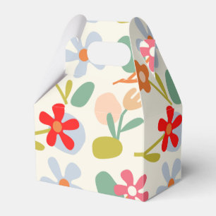 Ballotins Conception de motif floral abstrait d'aspect cool