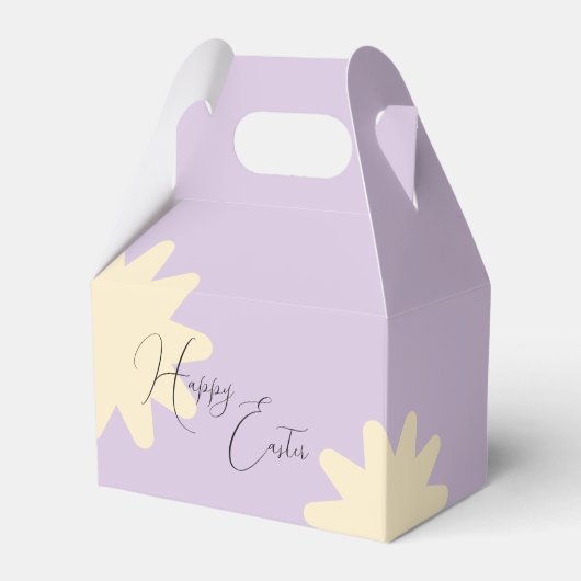 Ballotins Conception de sac cadeau étoile fleur jaune (Verso)