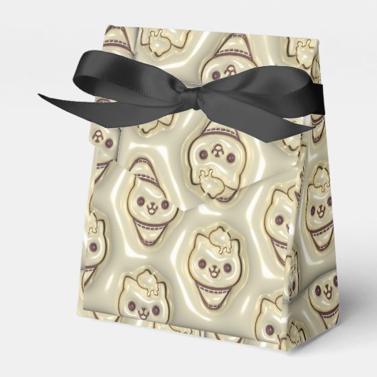 Ballotins Cône de glace blanc Kitty (Verso)