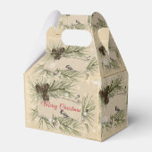 Ballotins Cônes de pin de Noël Flocons de neige Oiseaux (Arrière)