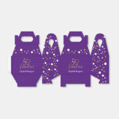 Ballotins Confetti 50 & fabuleux Anniversaire Purple Gold (Déplié)