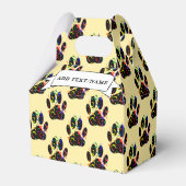 Ballotins Confetti Empreintes de pattes Et Streamer De Fête  (Arrière)