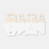 Ballotins Confetti rose et or communion (Déplié)