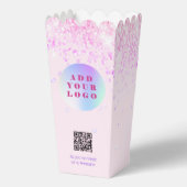 Ballotins Confetti rose QR code logo commercial (Verso)
