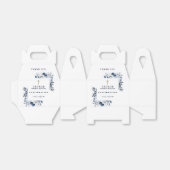 Ballotins Confirmation de la modernité botanique bleu marine (Déplié)