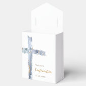 Ballotins Confirmation sainte croix d'agate bleu poussiéreux (Ouvert)