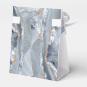 Ballotins Confirmation sainte croix d'agate bleu poussiéreux (Arrière)