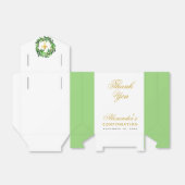 Ballotins Confirmation Verdure Wreath Cross Genre Neutre (Déplié)