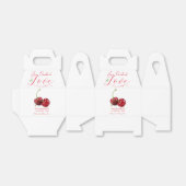 Ballotins Confiture emballée avec Mariage de fruits de ceris (Déplié)