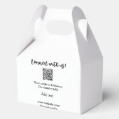 Ballotins Connectez-vous avec nous scan QR code ajouter e-ma (Verso)