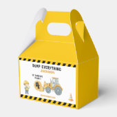 Ballotins Construction Birthday Boy 4th | Dump Truck Party (Verso)