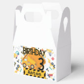 Ballotins Construction camions jaunes voiture 3e anniversair (Ouvert)