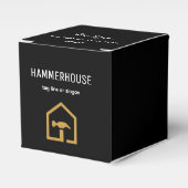 Ballotins Construction de bâtiment moderne noir et or (Verso)