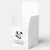 Ballotins Construction de blocs en noir et blanc moderne (Ouvert)