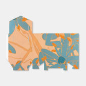 Ballotins Contemporary Leaf Design in Peach (Déplié)