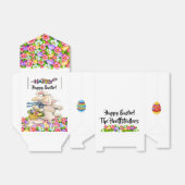 Ballotins Conteneur de Pâques de lapin précieux - Voir avant (Déplié)