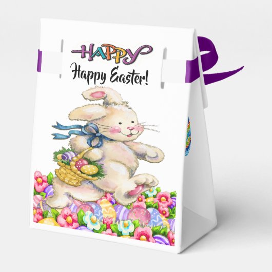 Ballotins Conteneur de Pâques de lapin précieux - Voir avant (Arrière)