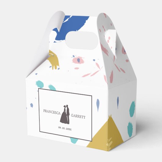 Ballotins Contour de pinceau coloré (Verso)