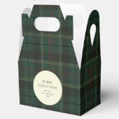Ballotins Cookie de fête classique vert plaid (Ouvert)