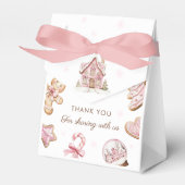 Ballotins Cookie de Noël rose Baby shower cadeau (Verso)