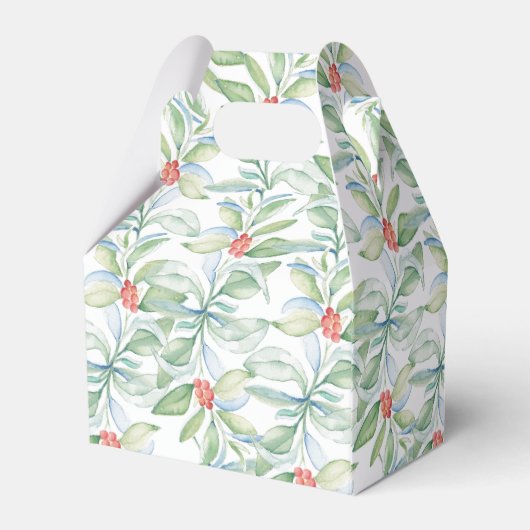 Ballotins Cookie de verdure de Noël à l'aquarelle (Arrière)