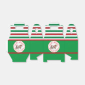 Ballotins Cookies de Noël Père Noël Approuvé Rouge et Vert (Déplié)