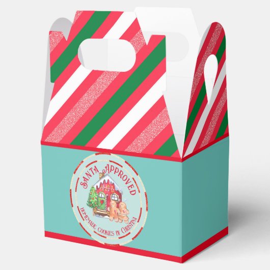 Ballotins Cookies de Noël rétro Père Noël Approuvé pain d'ép (Ouvert)