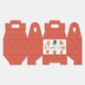 Ballotins Cookies et cacao Baby shower de Noël (Déplié)