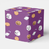 Ballotins Cookies et lait sur violet (Arrière)