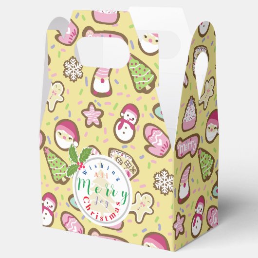 Ballotins Cookies Noël Jaune (Ouvert)