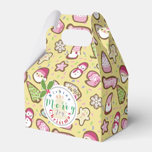 Ballotins Cookies Noël Jaune (Verso)