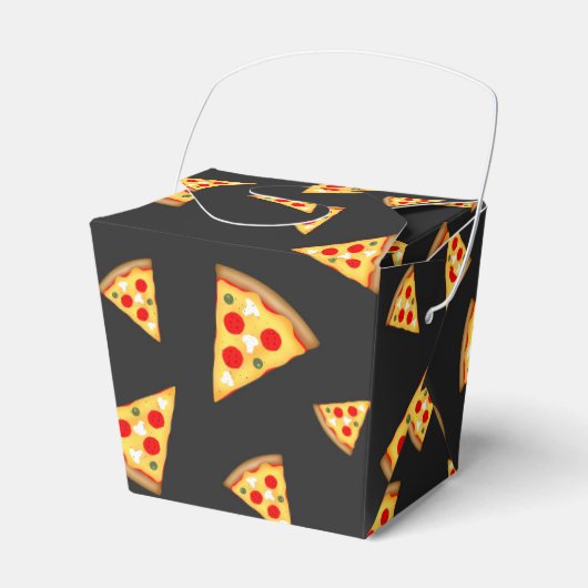 Ballotins Cool et fun pizza tranches motif (Verso)